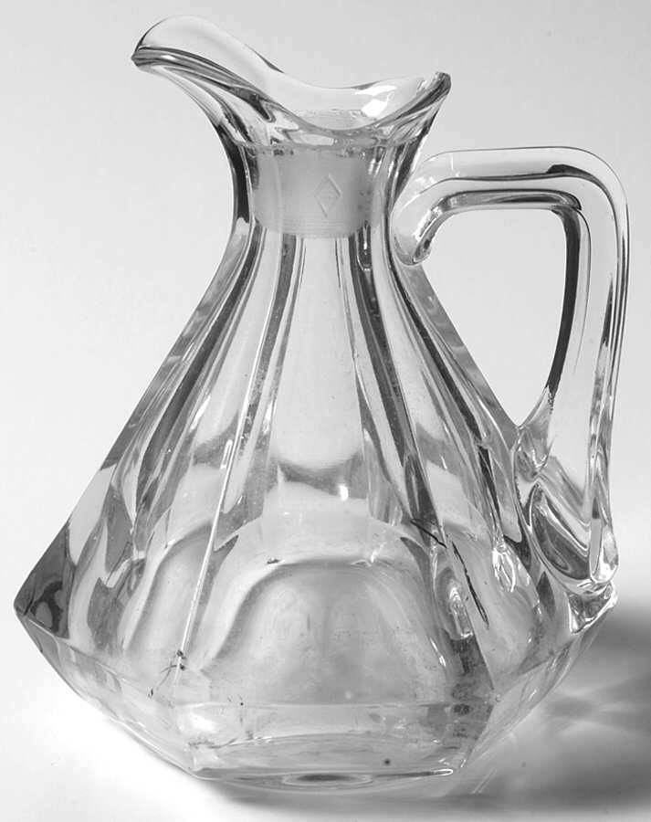 Plain Panel Recessed Oil Cruet No Stopper by Heisey-1