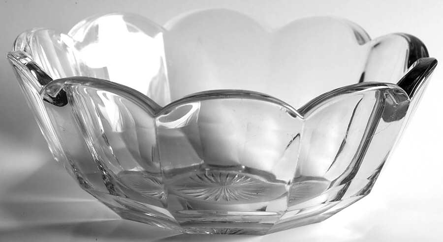 Plain Panel Recessed 8" Round Bowl by Heisey-1