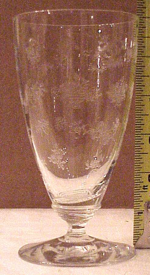 Chintz Clear (Stem 3350) Iced Tea by Heisey-1