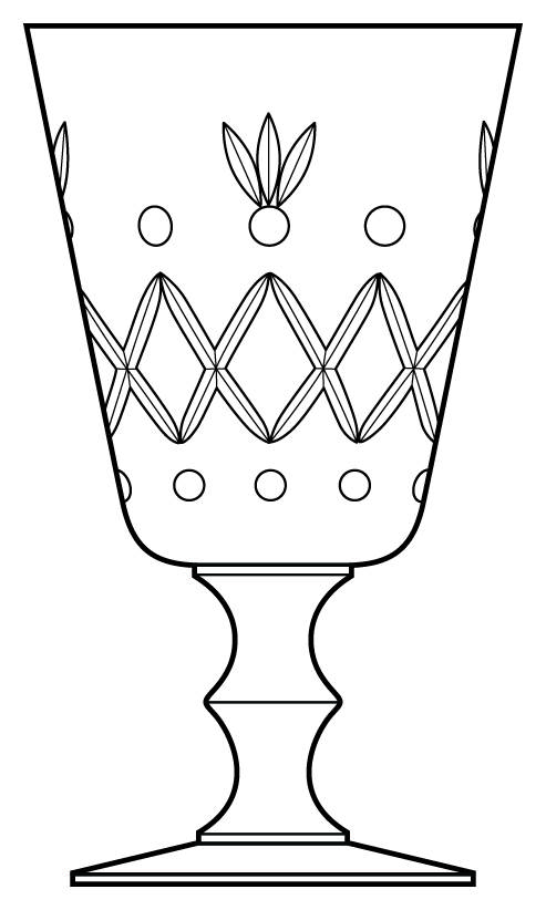 Barcelona (5024) Water Goblet by Heisey-1