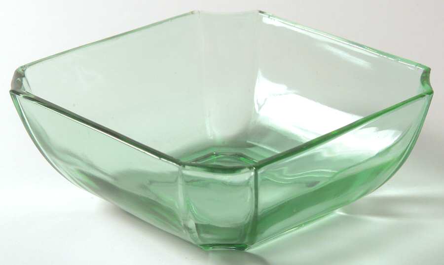 Octagon Green (Line 500) 5" Nappy by Heisey-1