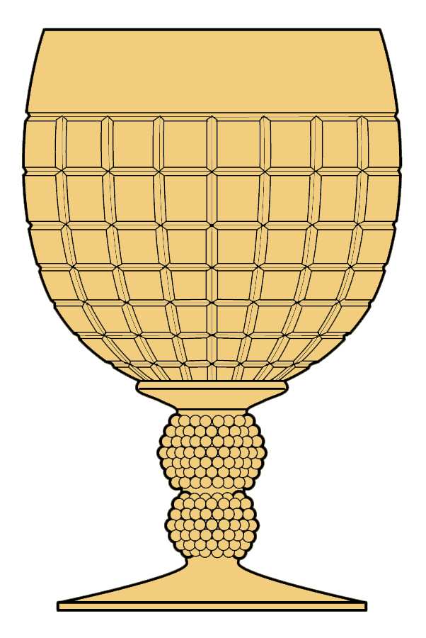Victorian Yellow (Sahara) Water Goblet by Heisey-1