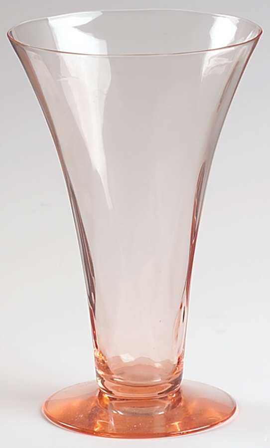 Albemarle Pink 10 Oz Footed Tumbler by Heisey-1