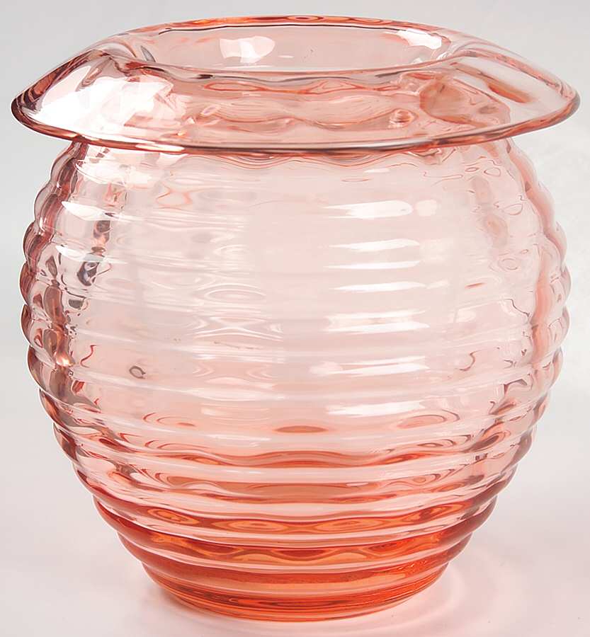 Plateau Pink 6" Rose Bowl by Heisey-1
