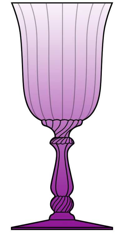 Penn Charter Hawthorne Water Goblet by Heisey-1