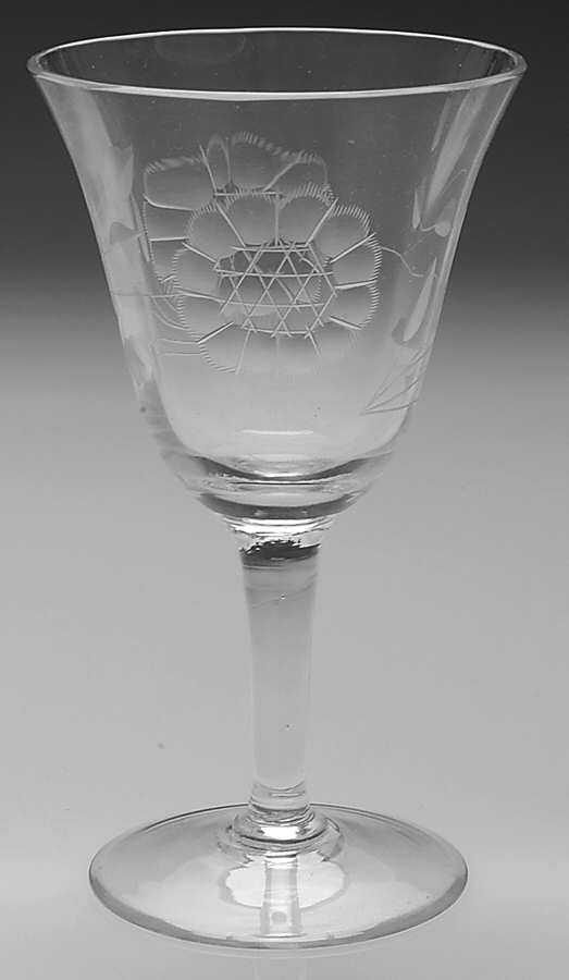 Cornflower (Smooth Stem, Optic) Port Wine by W J Hughes-1