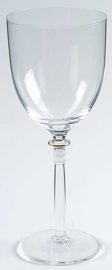 Entasis Gold Accent Water Goblet by Hoya-1