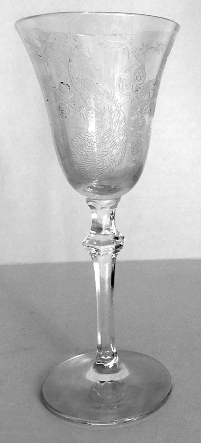 Peacock Clear (Stem 3333) Cordial Glass by Heisey-1