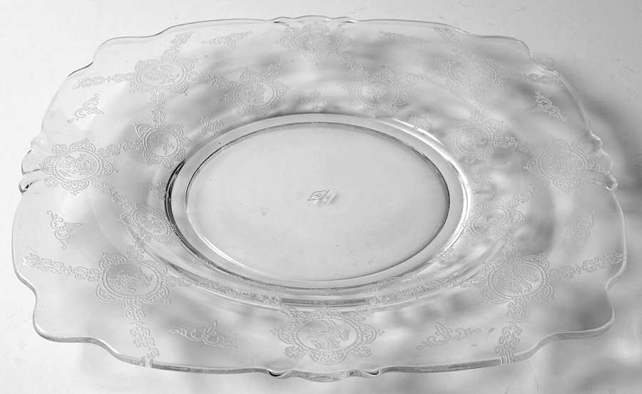 Ambassador-Clear Luncheon Plate by Heisey-1