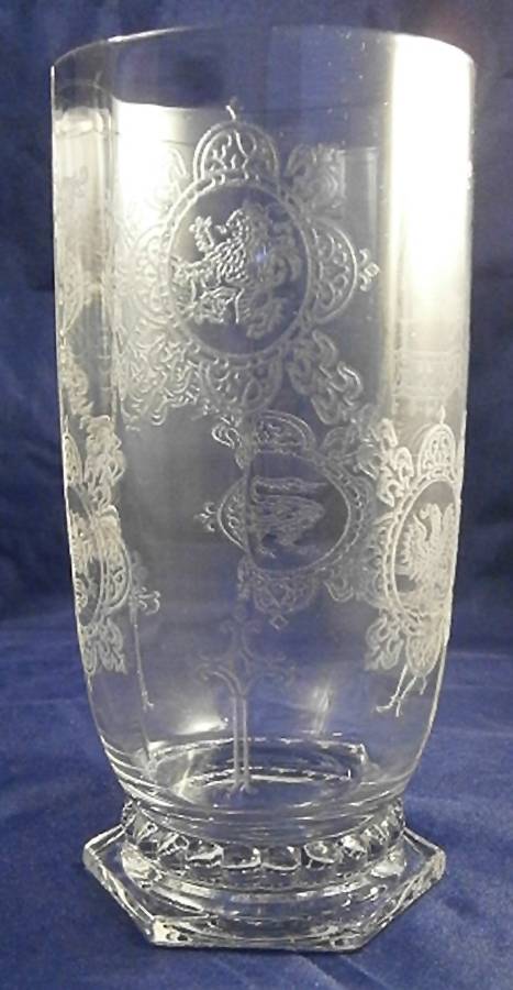 Ambassador-Clear 18 Oz Footed Tumbler by Heisey-1