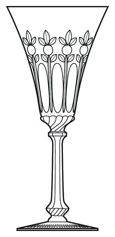 Rialto (Stem #3368) Water Goblet by Heisey-1