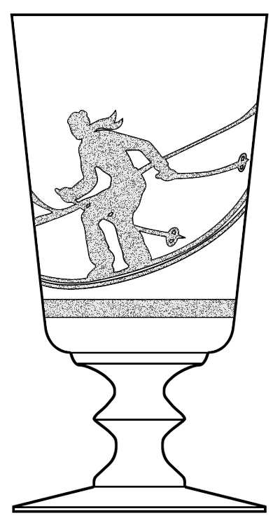 Skier Liquor Cocktail by Heisey-1