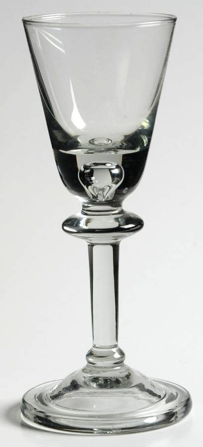 Tangen Gray Cordial Glass by Hadeland of Norway-1