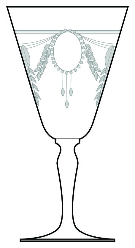 Adams (Stem 3335, Cut) Water Goblet by Heisey-1