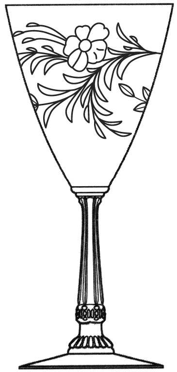 Rosemont Water Goblet by Heisey-1