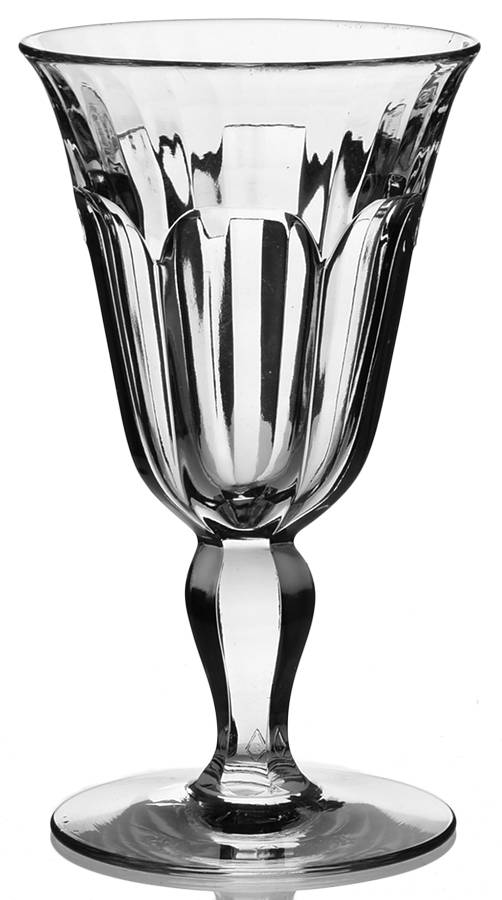 Colonial Clear (Stem 359, Optic) Claret Wine by Heisey-1