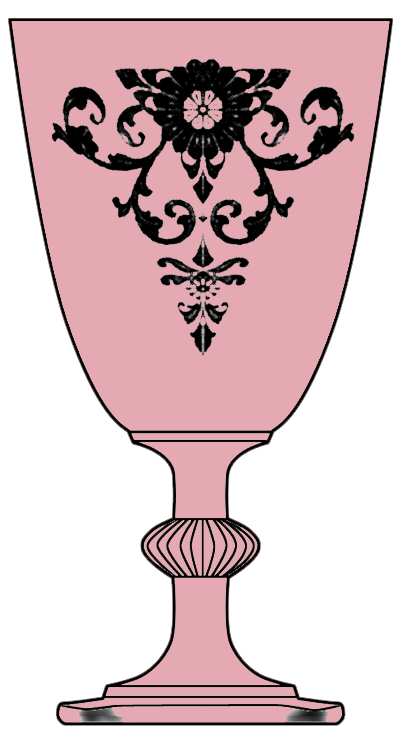 Old Colony Pink (Stem 3390) Water Goblet by Heisey-1