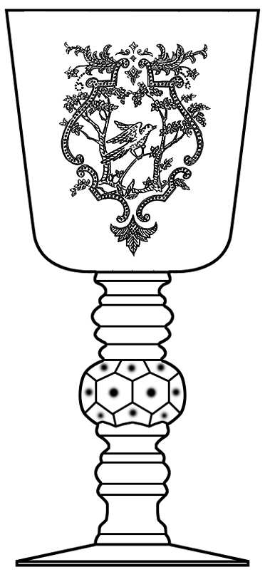 Springtime Clear (Stem 3404) Water Goblet by Heisey-1