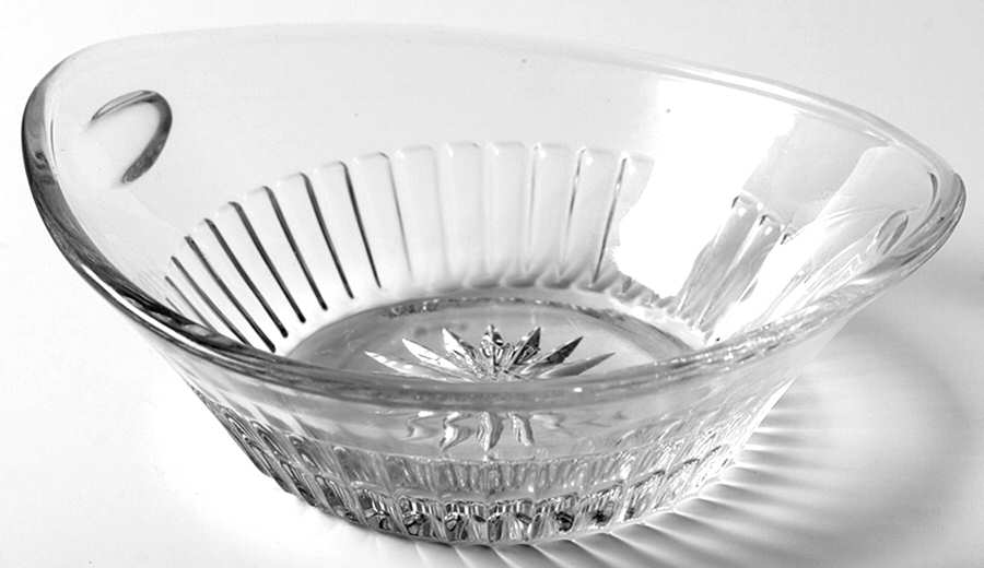 Narrow Flute with Rim Clear (Line 475) Chow Chow by Heisey-1