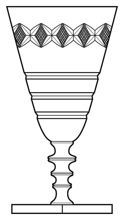 7072-1 Water Goblet by Hawkes-1
