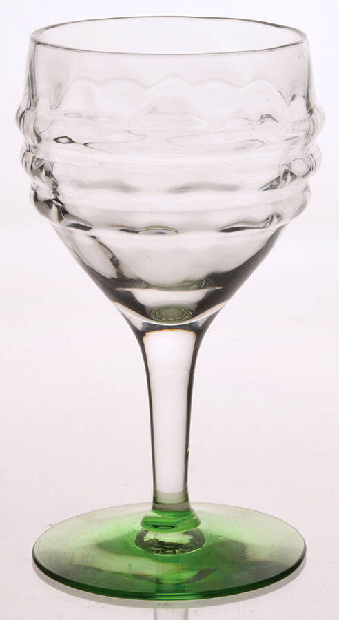Portsmouth Green Clear Liquor Cocktail by Heisey-1