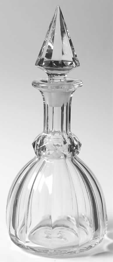 Prism Band Clear Decanter & Stopper by Heisey-1