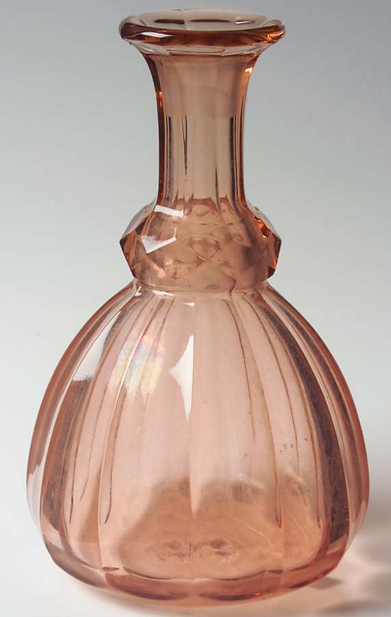 Prism Band Clear Decanter No Stopper by Heisey-1