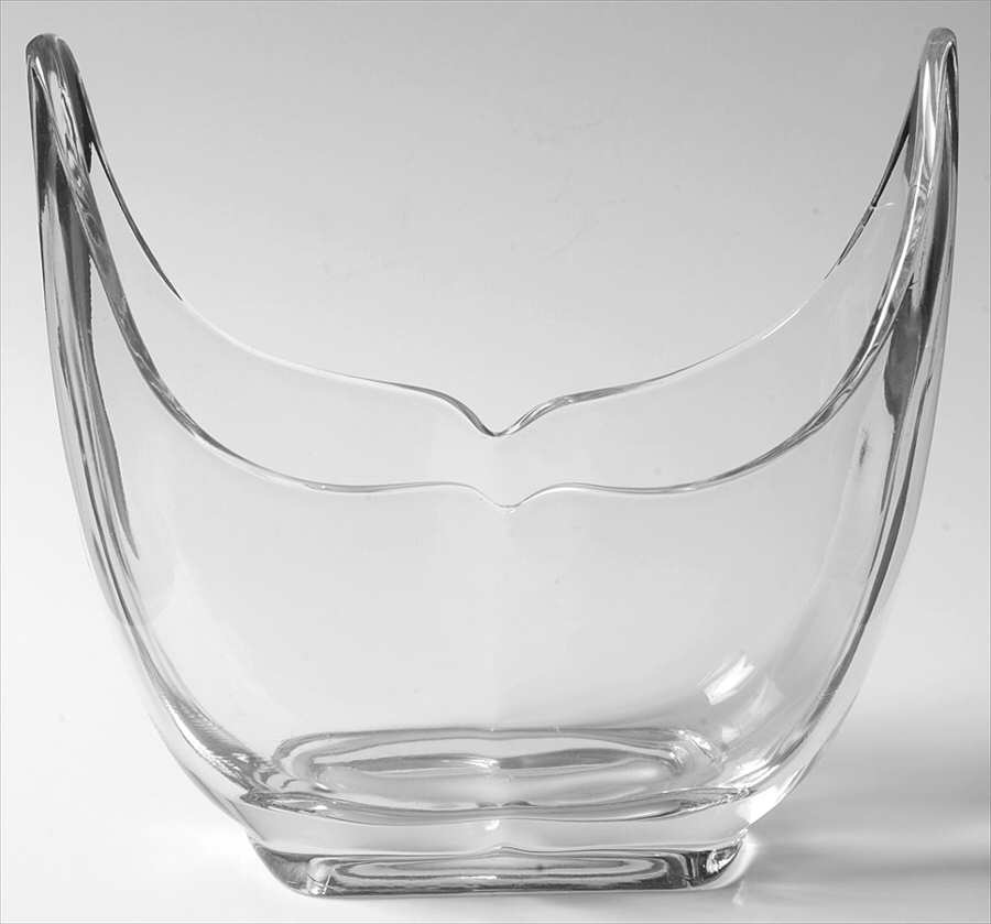 Droop Clear (Line 1558) 8" Oval Vase by Heisey-1