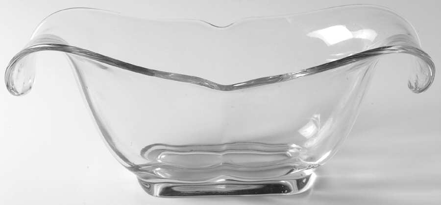Droop Clear (Line 1558) 10" Oval Vase by Heisey-1