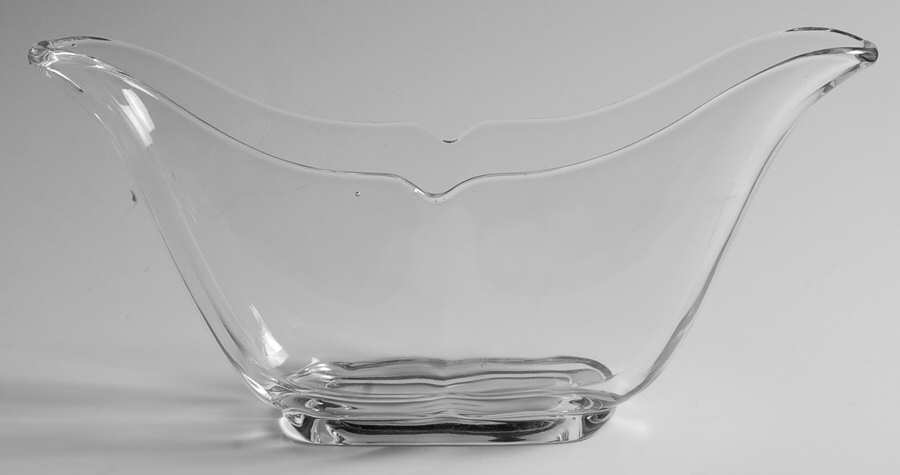 Droop Clear (Line 1558) 11" Oval Vase by Heisey-1