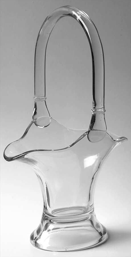 Bonnet Clear (Line 463) 15" Basket by Heisey-1