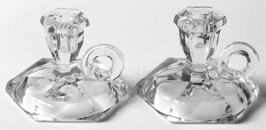 Jack Be Nimble  (Line 31) Candlestick Single Light Set of 2 by Heisey-1