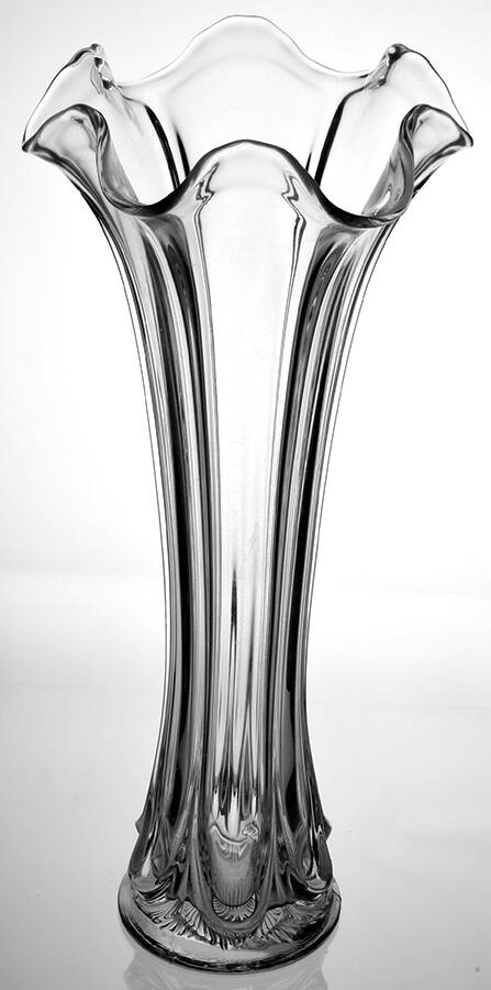 338 Clear 17"-25" Large Swung Vase by Heisey-1