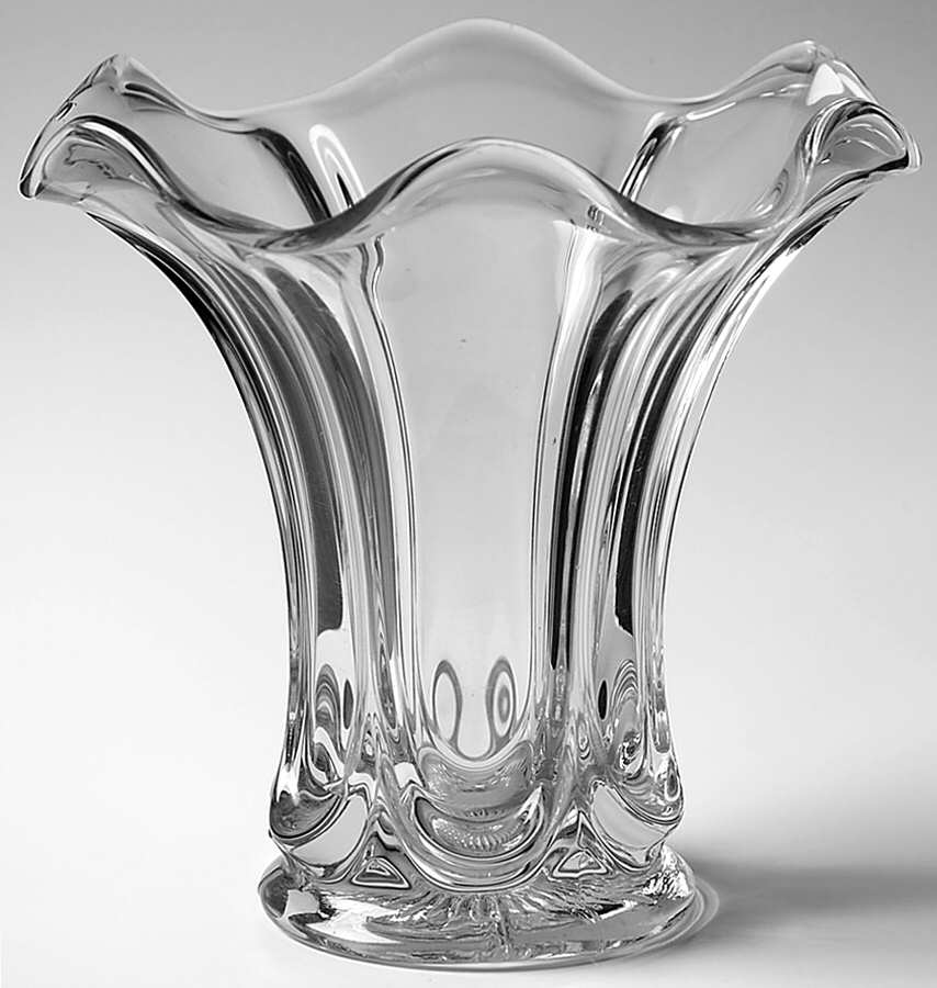 338 Clear 7" Flower Vase by Heisey-1
