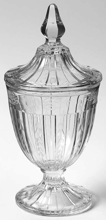 465-5 1/4 Lb Candy Jar & Lid by Heisey-1