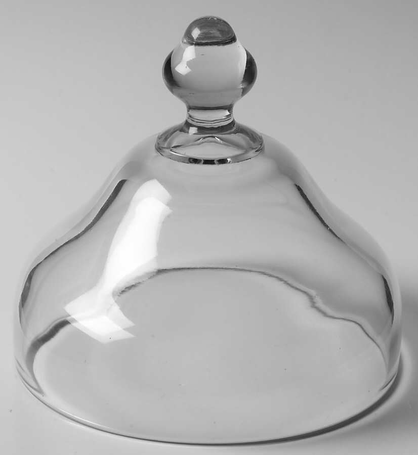 Touraine Clear Lid for Round Butter by Heisey-1