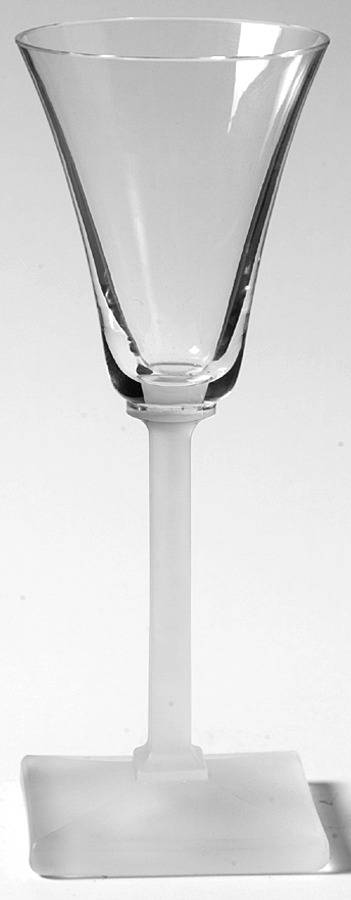 Savoy Plaza (Frosted Stem) Sherry Glass by Heisey-1