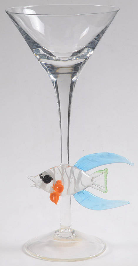 Murano (Sculpted Stems) Martini Glass by Home Essentials-1