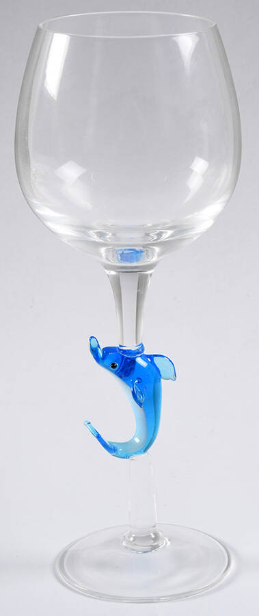 Murano (Sculpted Stems) Water Goblet by Home Essentials-1