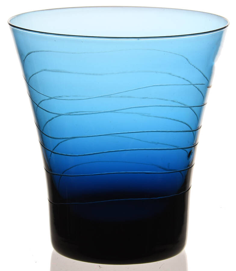 Soho (Lines, Waves, Dots) Blue Double Old Fashioned by Home Essentials-1