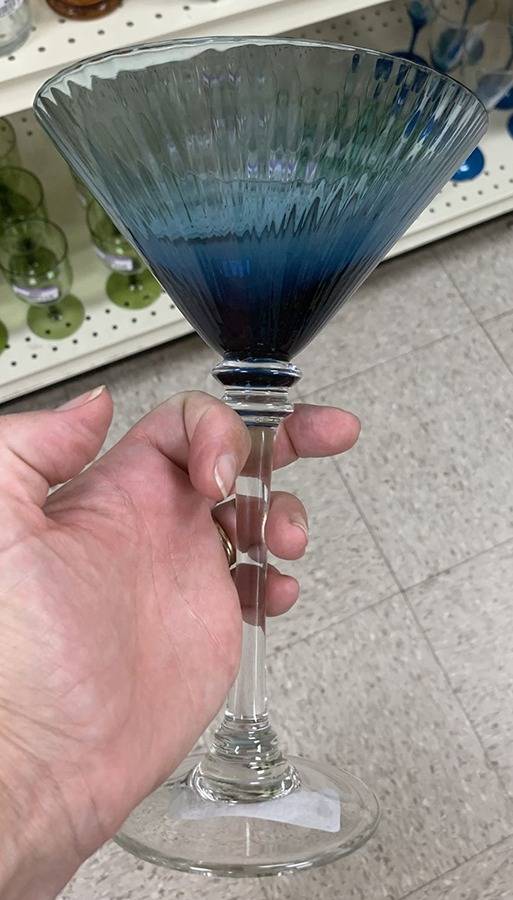 Regal Bloom Blue Martini by Home Essentials-1