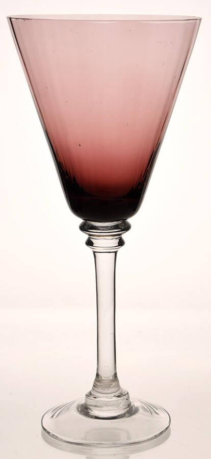 Regal Bloom Amethyst Water Goblet by Home Essentials-1