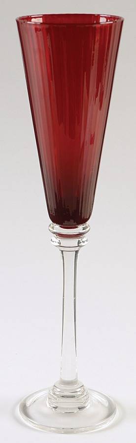 Regal Bloom Ruby Fluted Champagne by Home Essentials-1