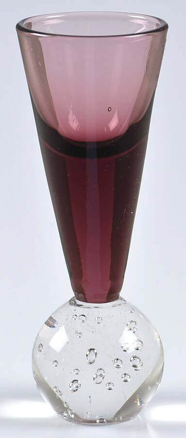 Chelsea (Bubbles in Base) Amethyst Cordial by Home Essentials-1