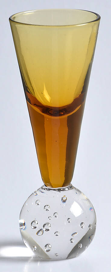 Chelsea (Bubbles in Base) Amber Cordial by Home Essentials-1
