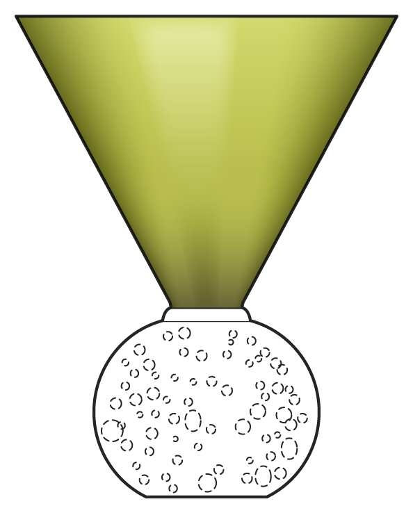 Chelsea (Bubbles in Base) Martini Glass by Home Essentials-1