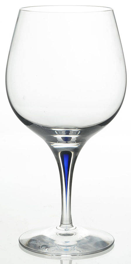Teardrop Blue Low Water Goblet by Home Essentials-1