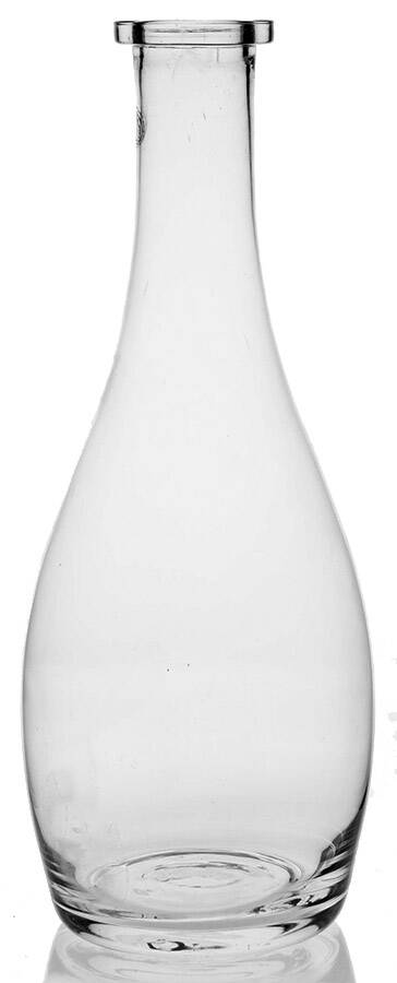 Teardrop Blue Wine Decanter No Stopper by Home Essentials-1