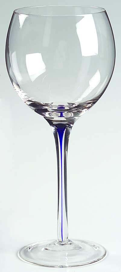 Teardrop Blue Water Goblet by Home Essentials-1