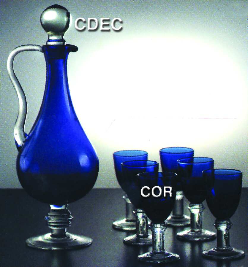 Empress Blue Decanter & Stopper by Home Essentials-1